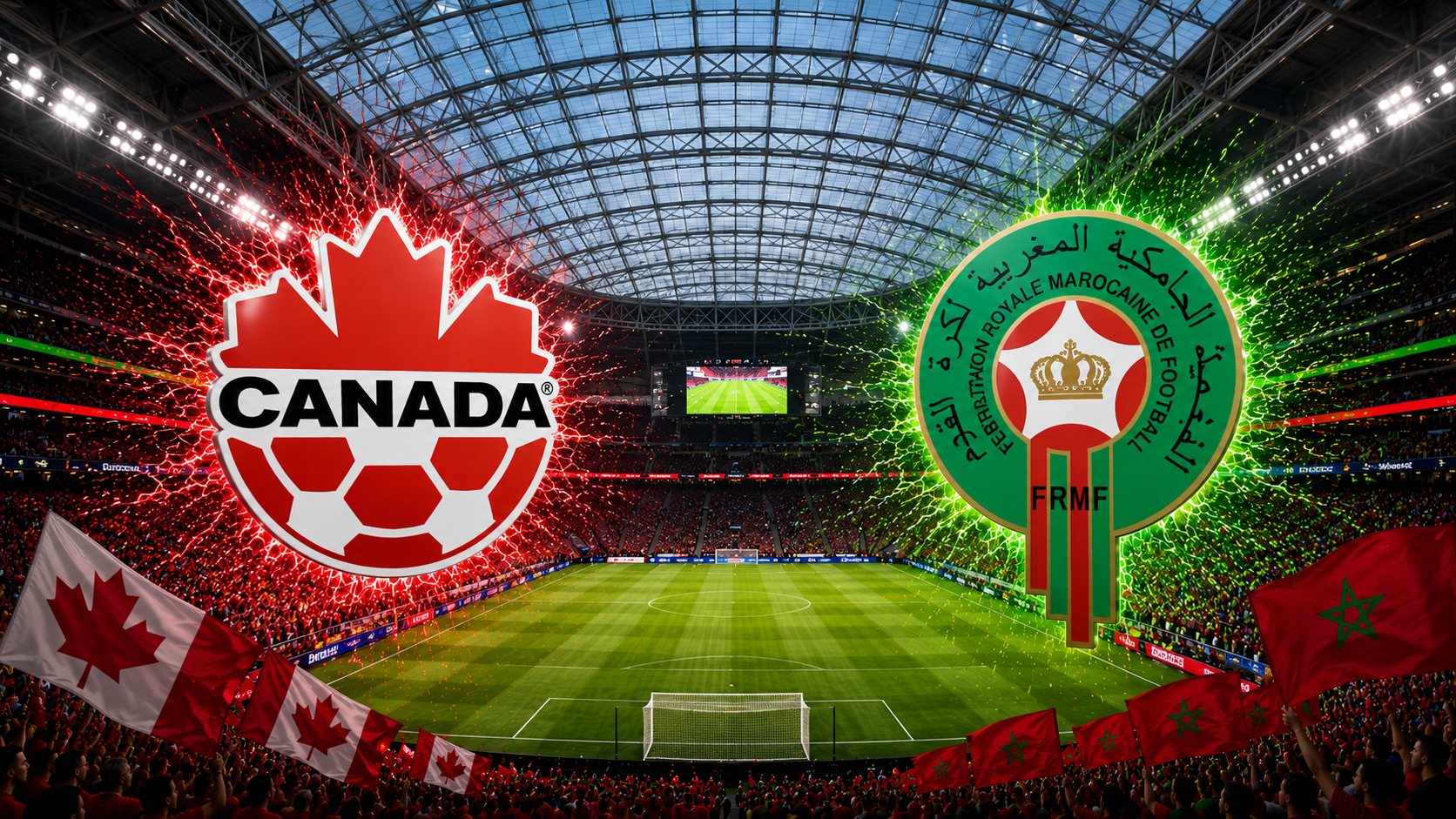 Canadá vs Marruecos por los octavos de final de la Copa Mundial de la FIFA 2026.